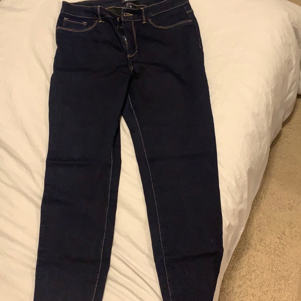 New dark blue ankle jeans size 12